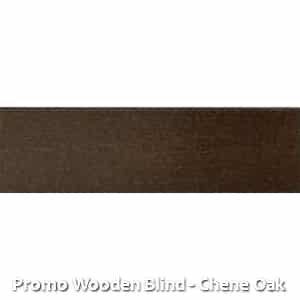 Promo Wooden Blind - Chene Oak