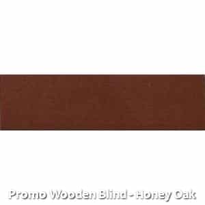 Promo Wooden Blind - Honey Oak