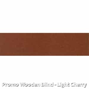 Promo Wooden Blind - Light Cherry